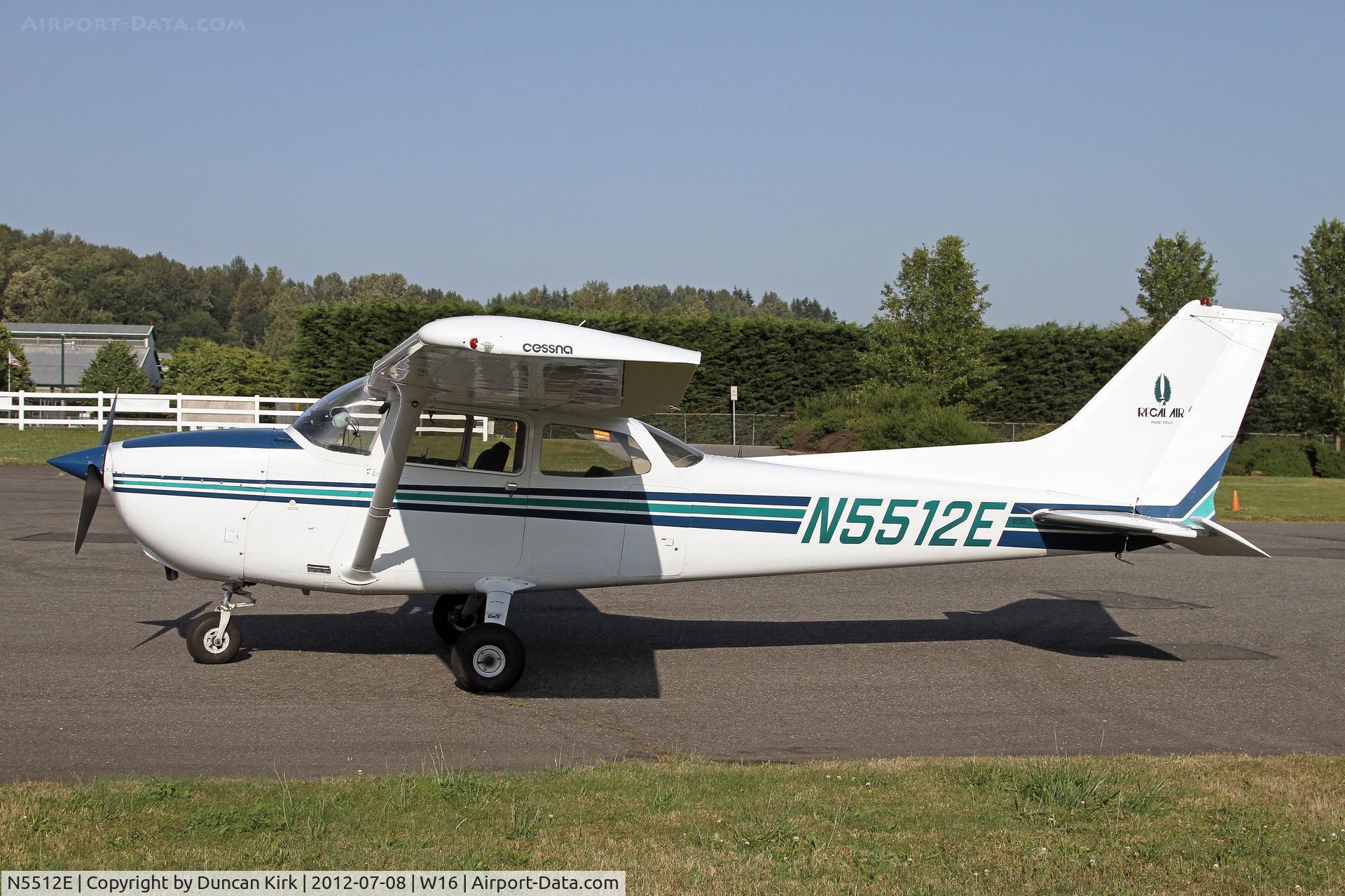 N5512E, 1978 Cessna 172N C/N 17271881, I parked this on the south east ramp