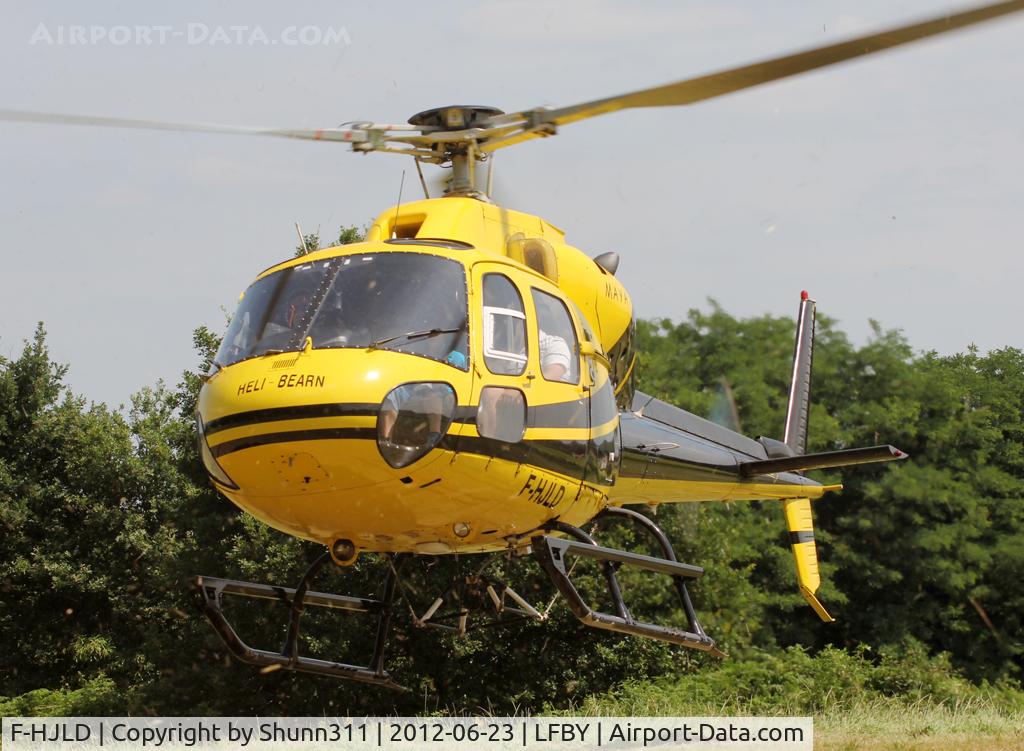F-HJLD, 1981 Eurocopter AS-355F-2 Ecureuil C/N 5064, Used for first flight during LFBY Open Day 2012