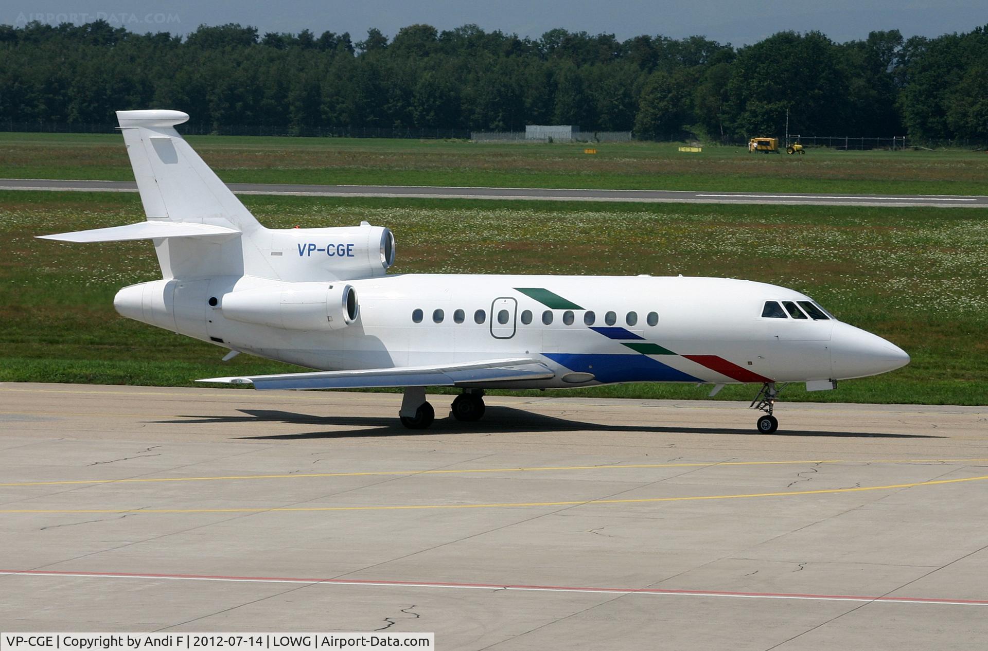 VP-CGE, 2000 Dassault Falcon 900EX C/N 073, Volkswagen Air Service Dassault Falcon 900EX