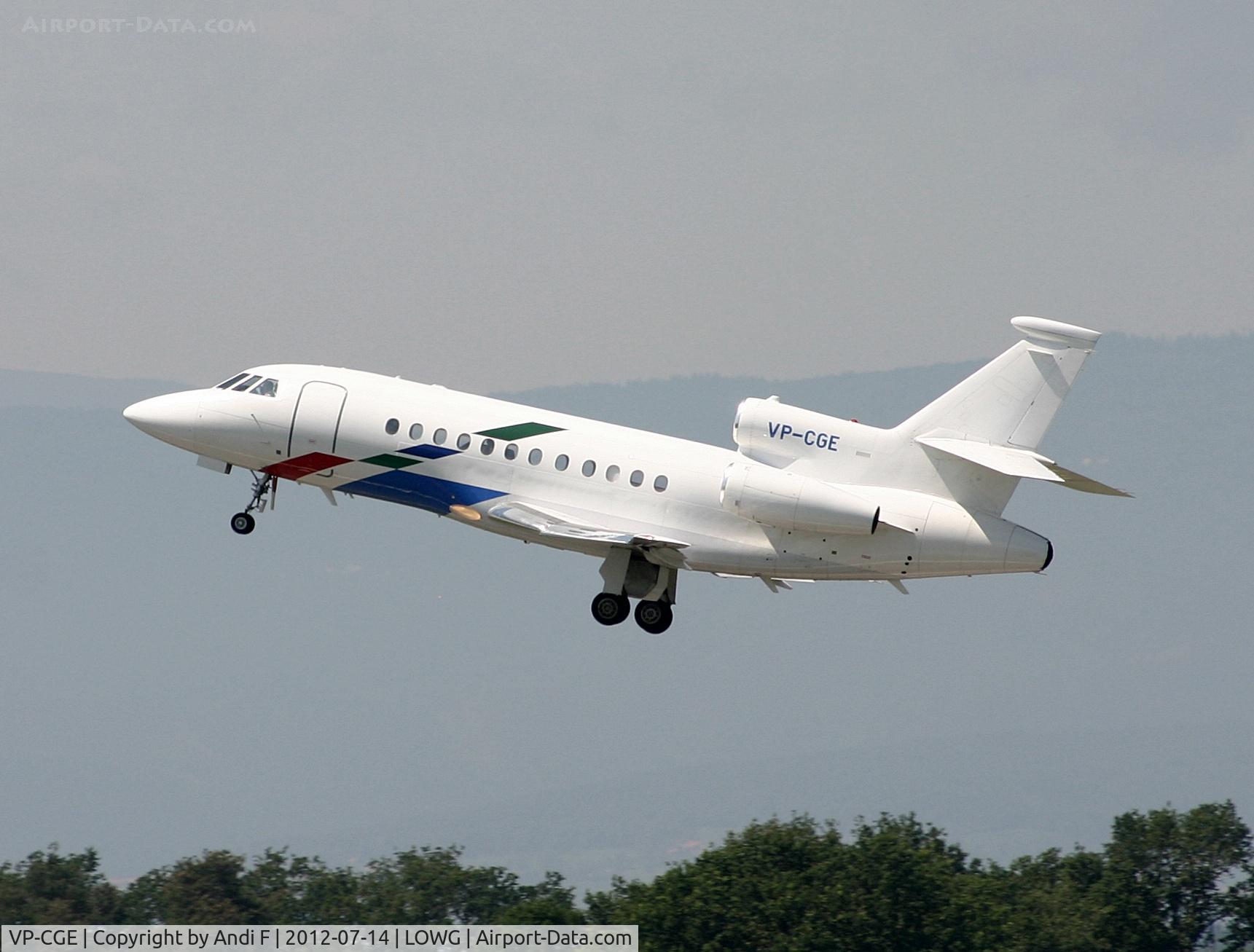 VP-CGE, 2000 Dassault Falcon 900EX C/N 073, Volkswagen Air Service Dassault Falcon 900EX