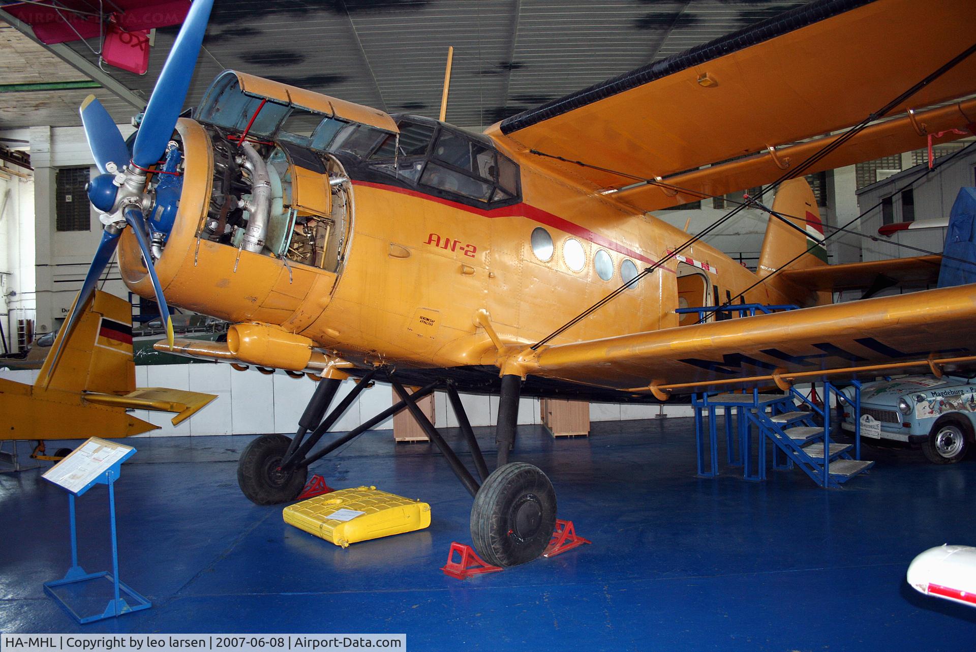 HA-MHL, Antonov An-2R C/N 1G123-02, Merseburg Museum  Germany 8.6.07