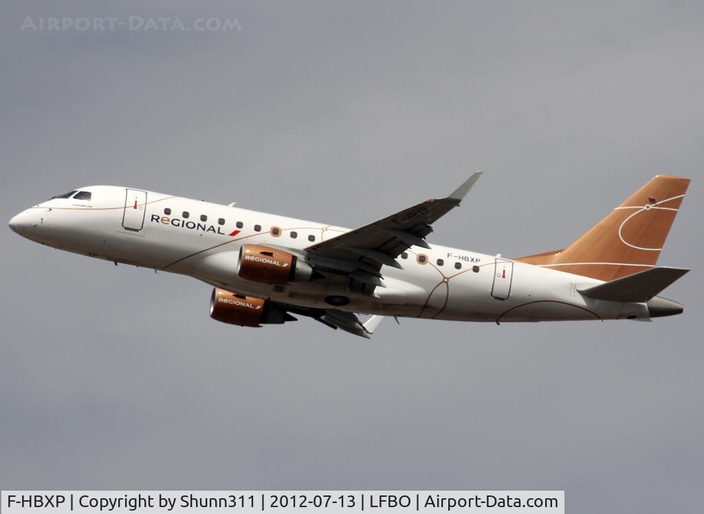 F-HBXP, 2004 Embraer 170LR (ERJ-170-100LR) C/N 17000036, Taking off from rwy 32R