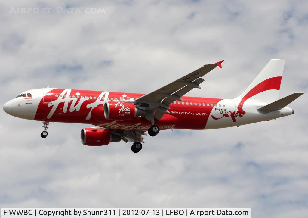 F-WWBC, 2012 Airbus A320-216 C/N 5215, C/n 5215 - to be PK-AXX