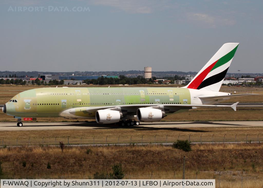 F-WWAQ, 2012 Airbus A380-861 C/N 111, C/n 0111 - For Emirates