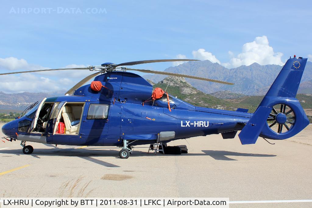 LX-HRU, Eurocopter AS-365N-3 Dauphin 2 C/N 6648, Parking