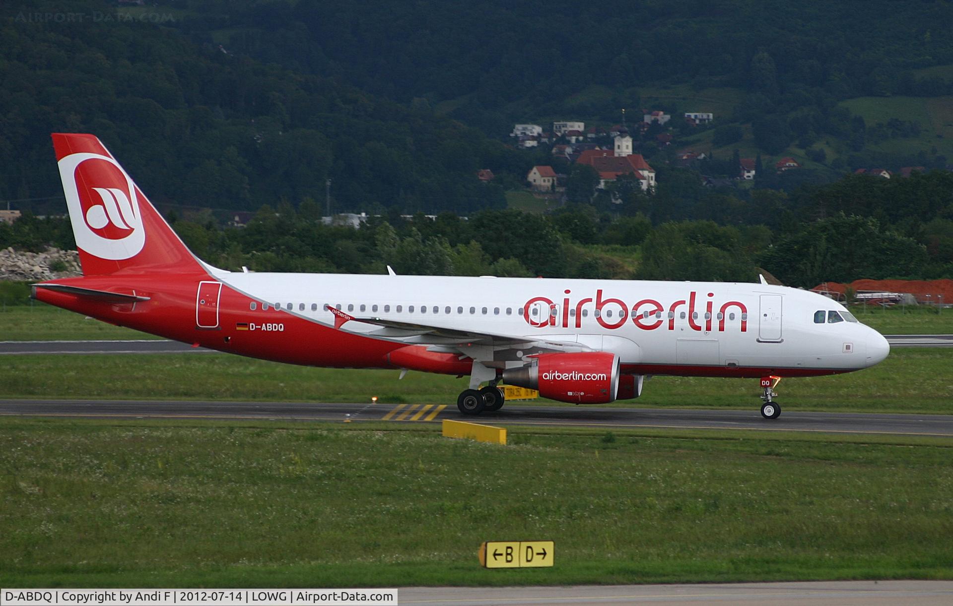 D-ABDQ, 2007 Airbus A320-214 C/N 3121, Air Berlin Airbus A320-214