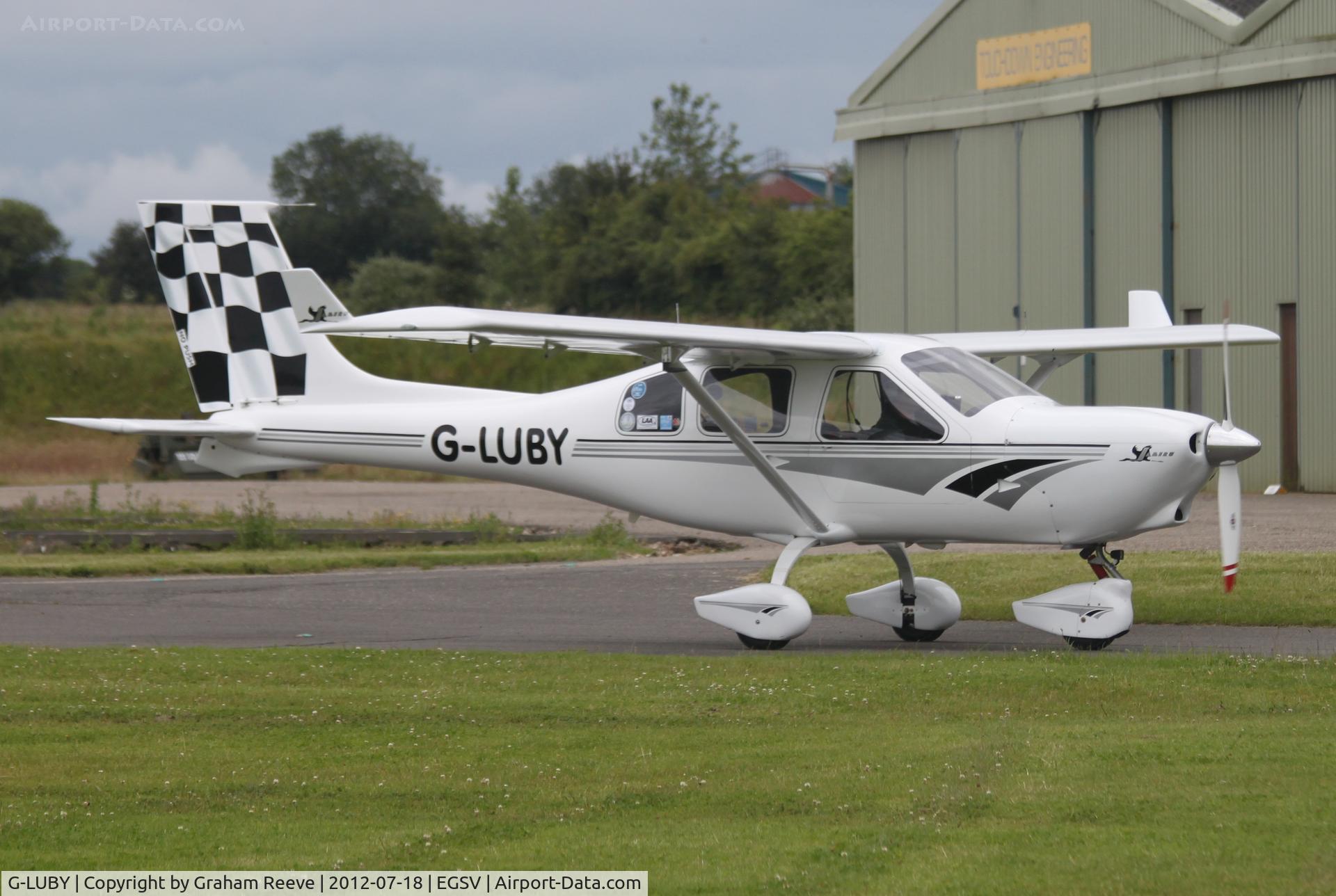 G-LUBY, 2006 Jabiru J430 C/N PFA 336-14605, Just landed.