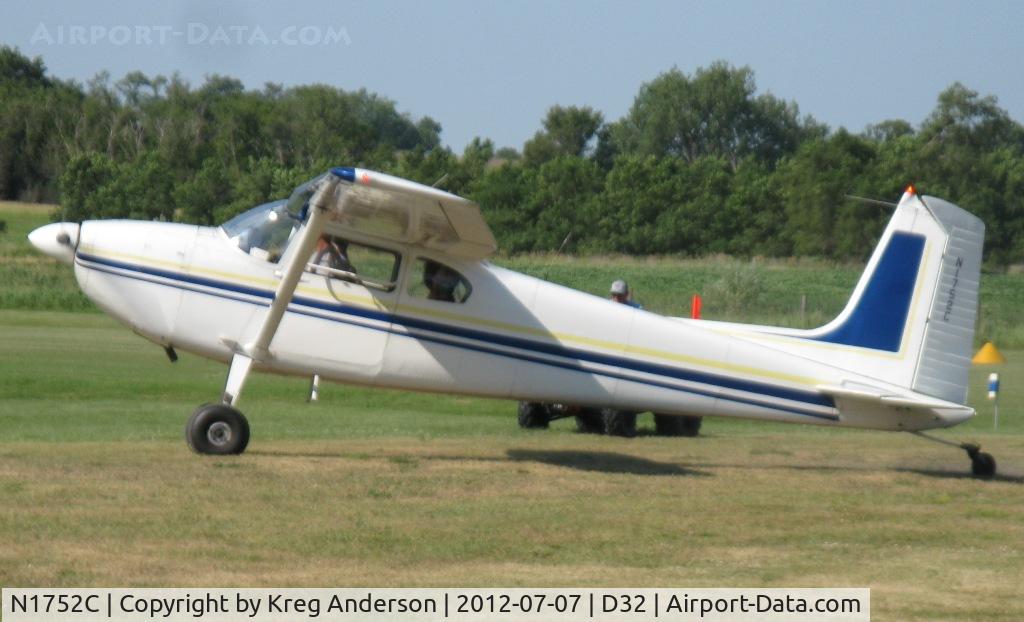 N1752C, 1953 Cessna 180 C/N 30452, 2012 Starbuck Fly-in Breakfast