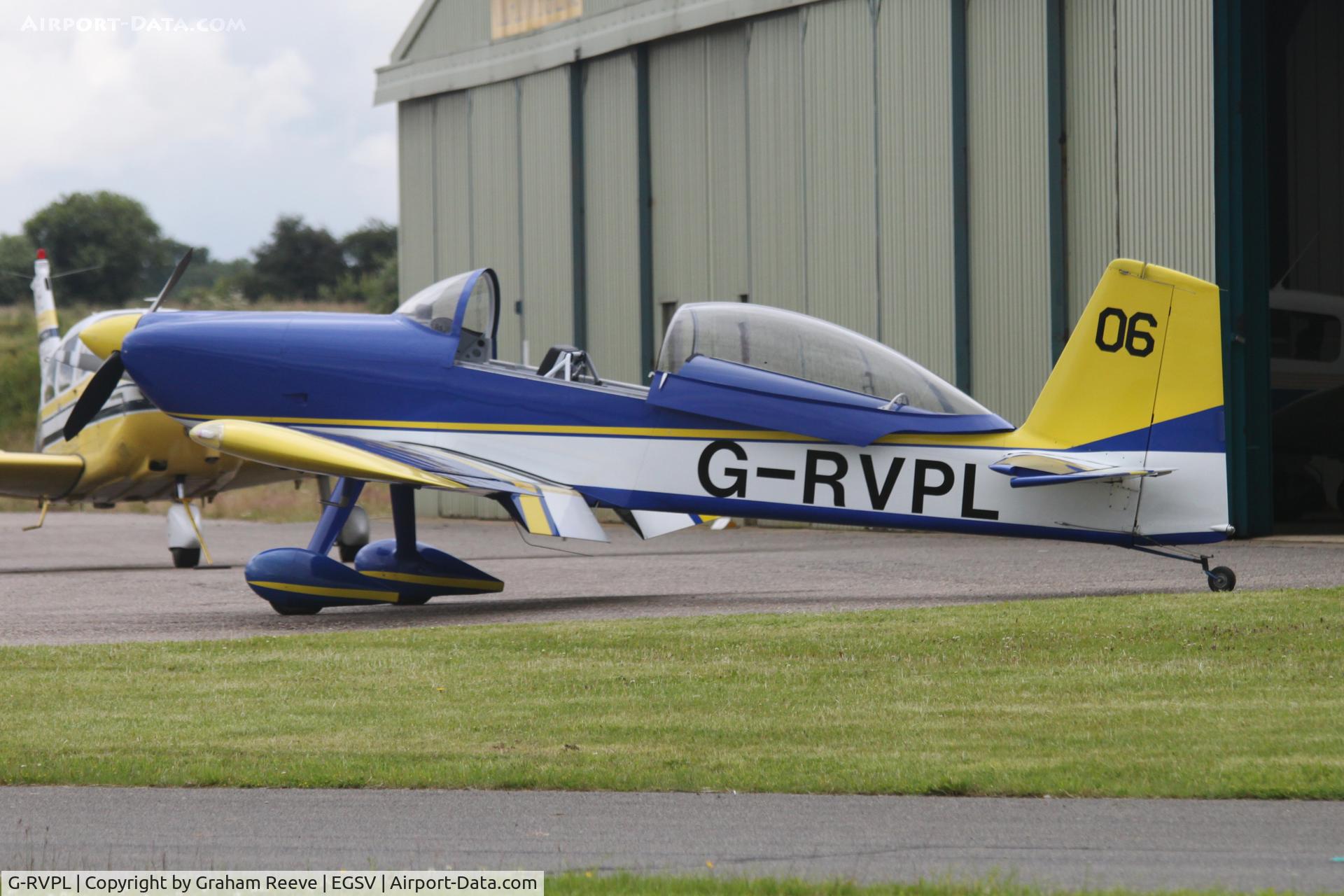 G-RVPL, 2006 Vans RV-8 C/N PFA 303-13885, Parked at Old Buckenham.