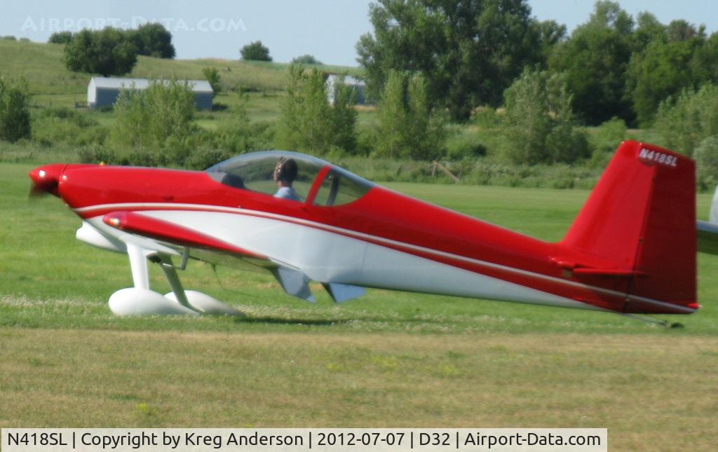 N418SL, Vans RV-7 C/N 70419, 2012 Starbuck Fly-in Breakfast