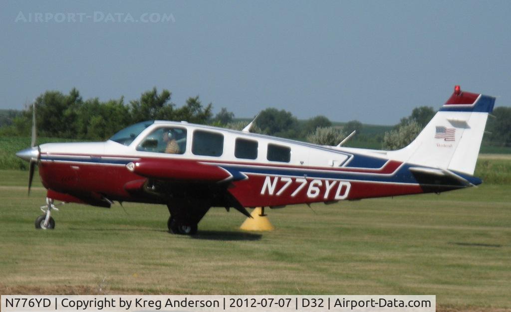 N776YD, 1988 Beech A36 Bonanza 36 C/N E-2463, 2012 Starbuck Fly-in Breakfast