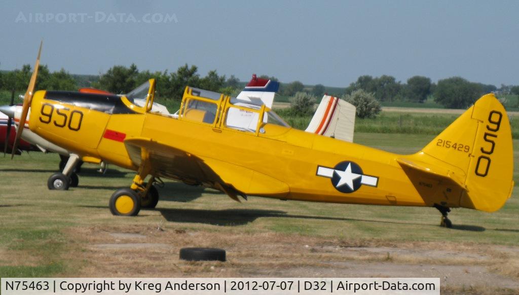 N75463, 1943 Fairchild M-62A-4 C/N T42-4299, 2012 Starbuck Fly-in Breakfast