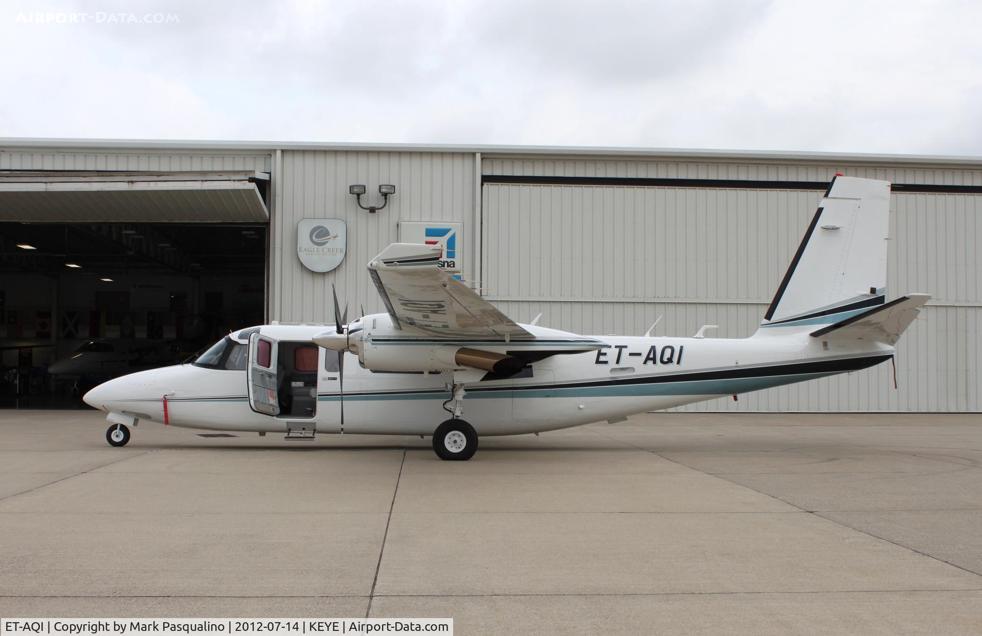 ET-AQI, 1981 Rockwell Commander 690C C/N 11693, Commander 690C