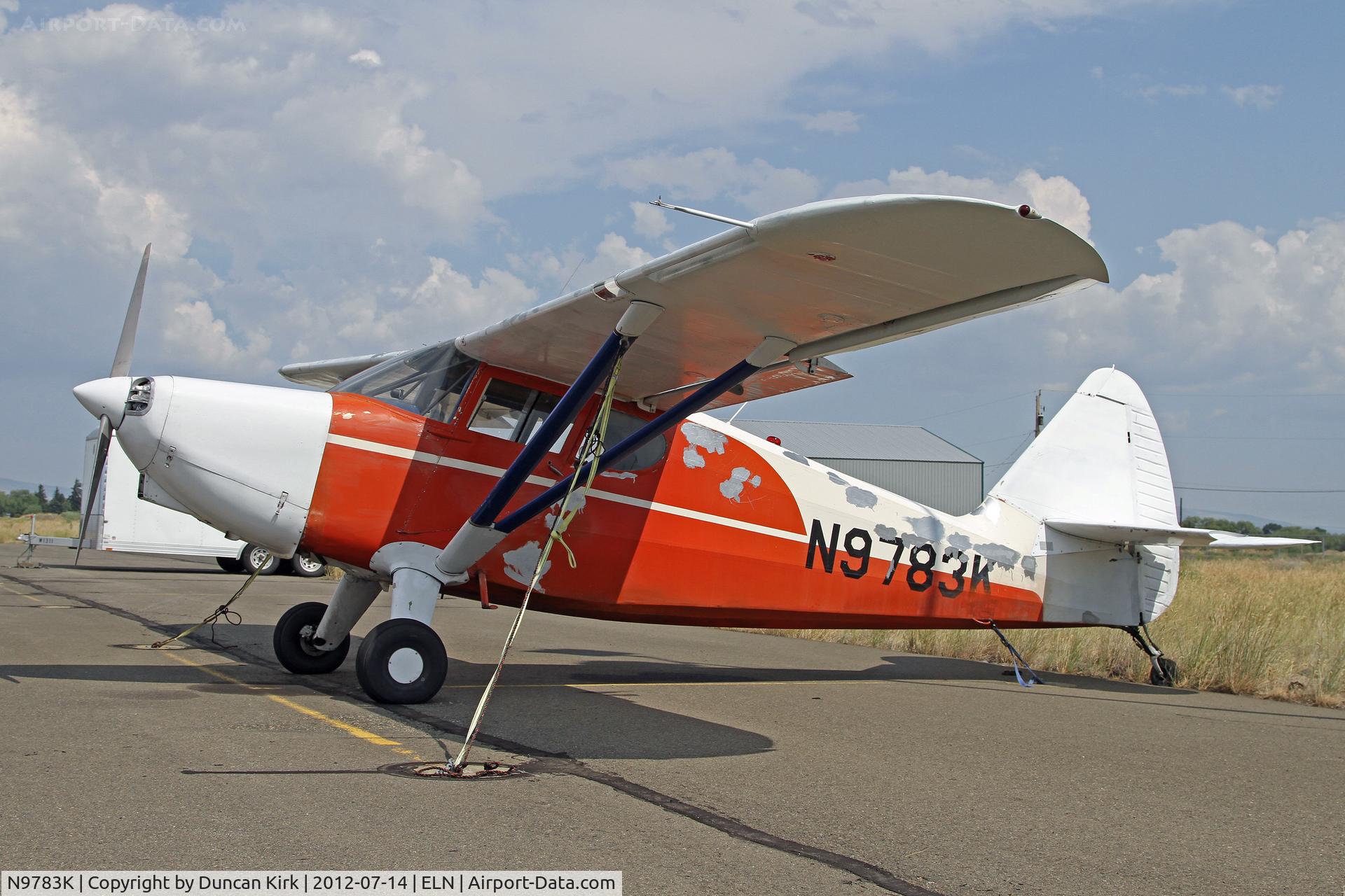N9783K, 1947 Stinson 108-2 Voyager C/N 108-2783, A lick of paint is needed for this Stinson