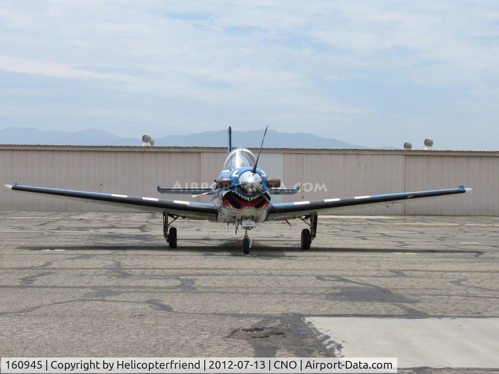 160945, 1973 Beech T-34C Turbo Mentor C/N GL-131, Parked