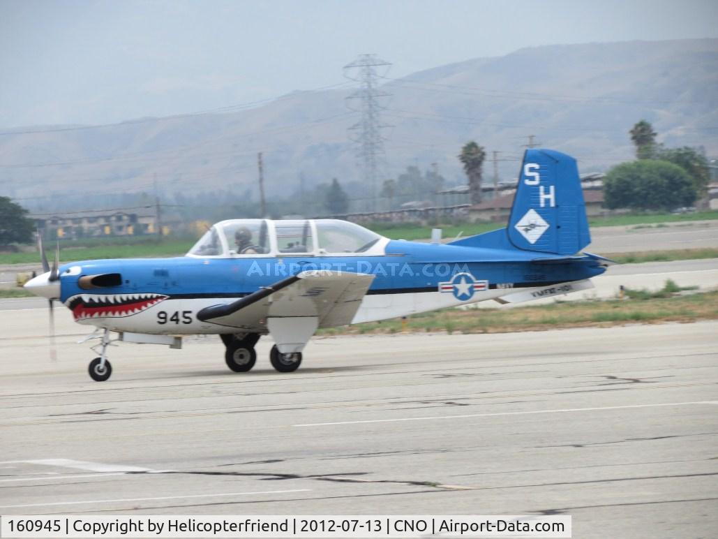 160945, 1973 Beech T-34C Turbo Mentor C/N GL-131, On the taxiway headed for the runway