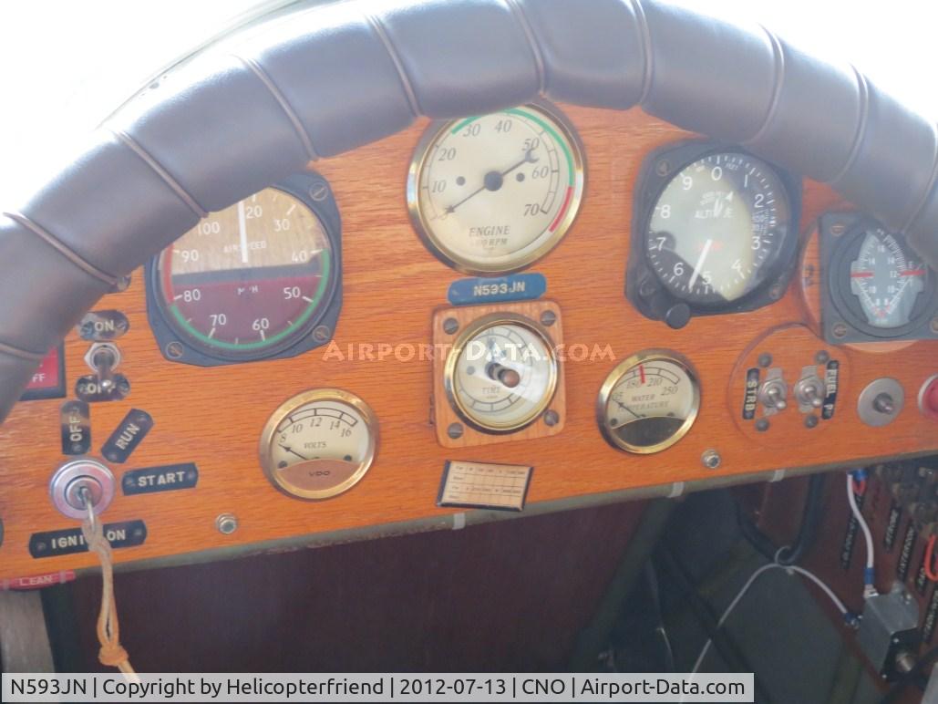 N593JN, 1994 Curtiss JN-4 Jenny Replica C/N 000113, Rear cockpit area