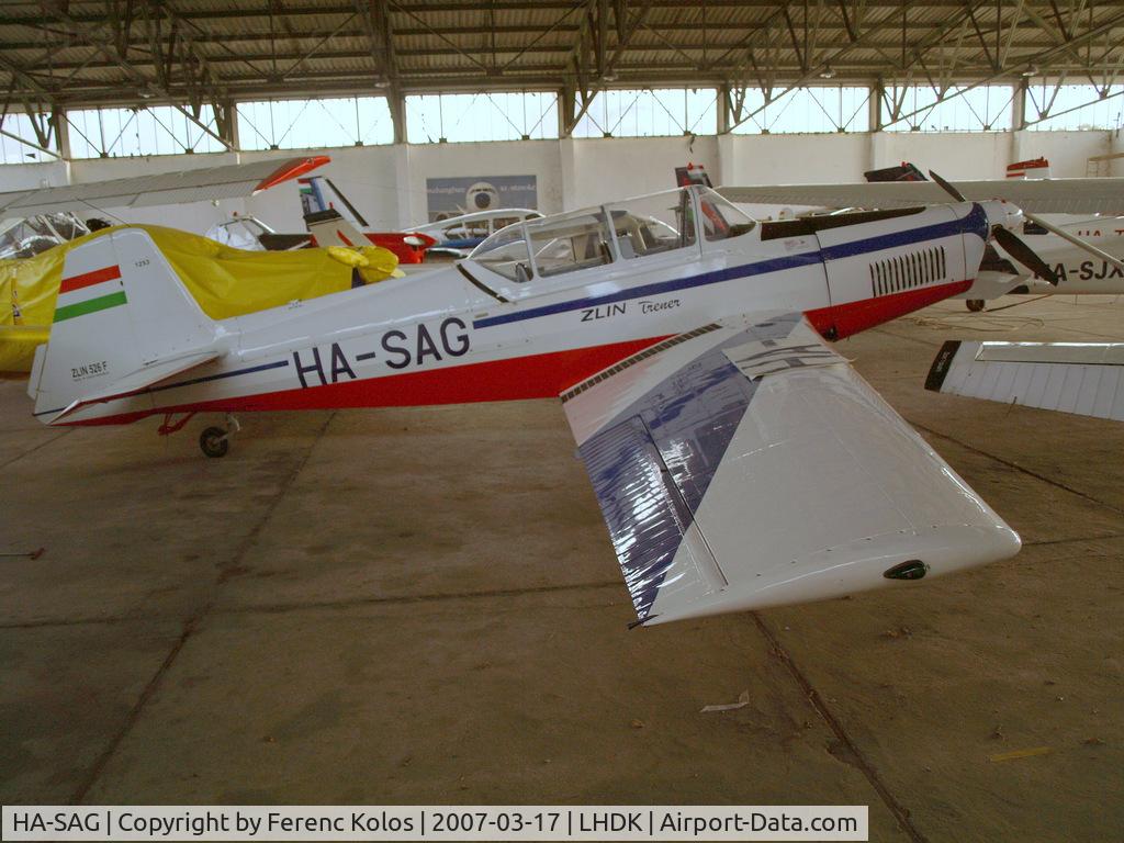 HA-SAG, 2007 Zlin Z-526F Trener Master C/N 1253, Dunakeszi