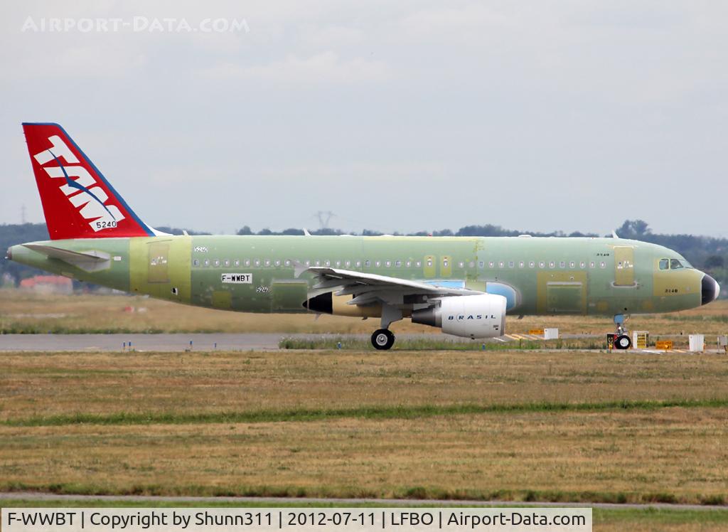 F-WWBT, 2012 Airbus A320-214 C/N 5240, C/n 5240 - For TAM Linhas Aereas