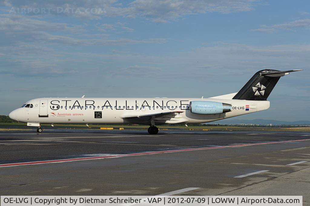 OE-LVG, 1994 Fokker 100 (F-28-0100) C/N 11520, Austrian Arroews Fokker 100