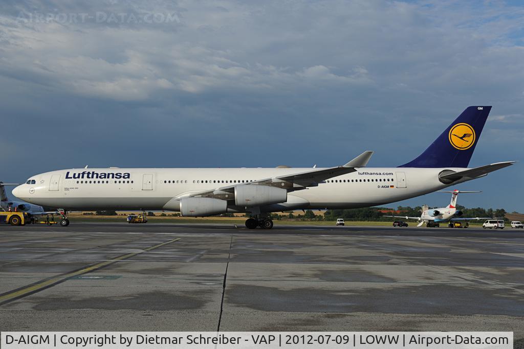 D-AIGM, 1997 Airbus A340-313 C/N 158, Lufthansa Airbus 340-300