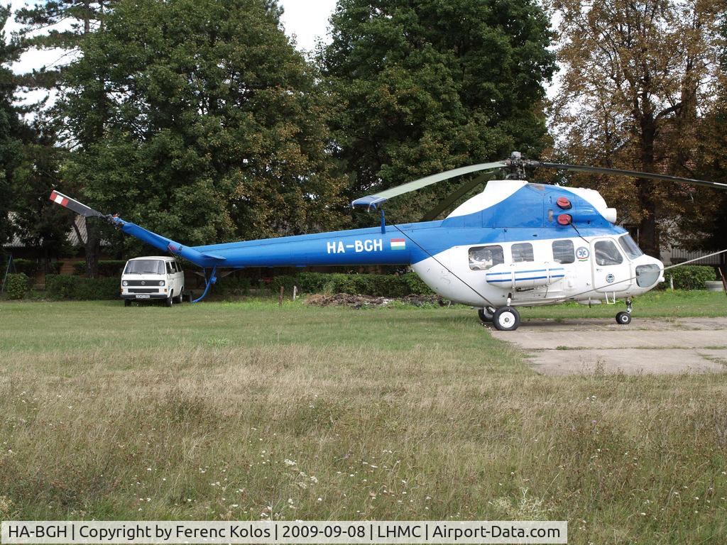 HA-BGH, 1987 Mil (PZL-Swidnik) Mi-2 C/N 518918104, Miskolc