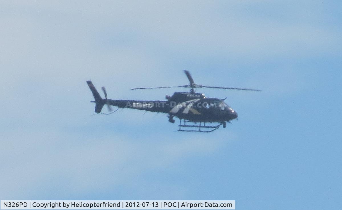 N326PD, 2008 Aerospatiale AS-350B-2 Ecureuil C/N 4555, Approximately 1 mile south of the airport and received permission to transit westound