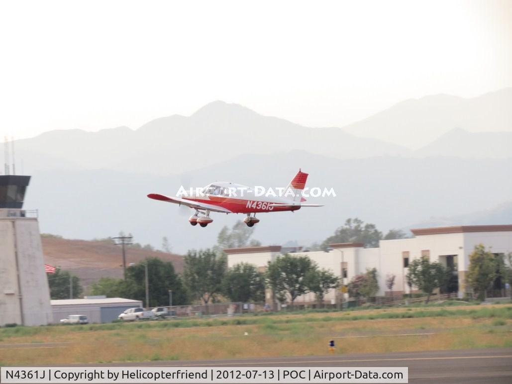 N4361J, 1967 Piper PA-28-140 C/N 28-22739, Taking off from 26L