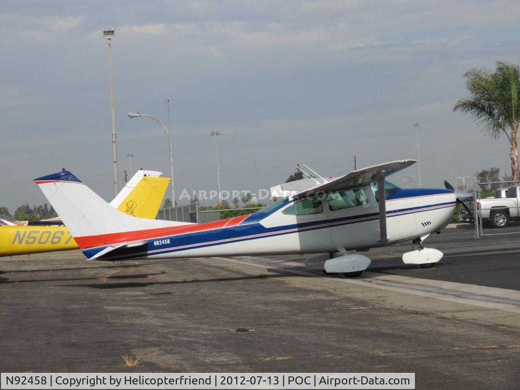 N92458, 1969 Cessna 182N Skylane C/N 18260211, Parked next to Tweey Bird at Howard Aviation
