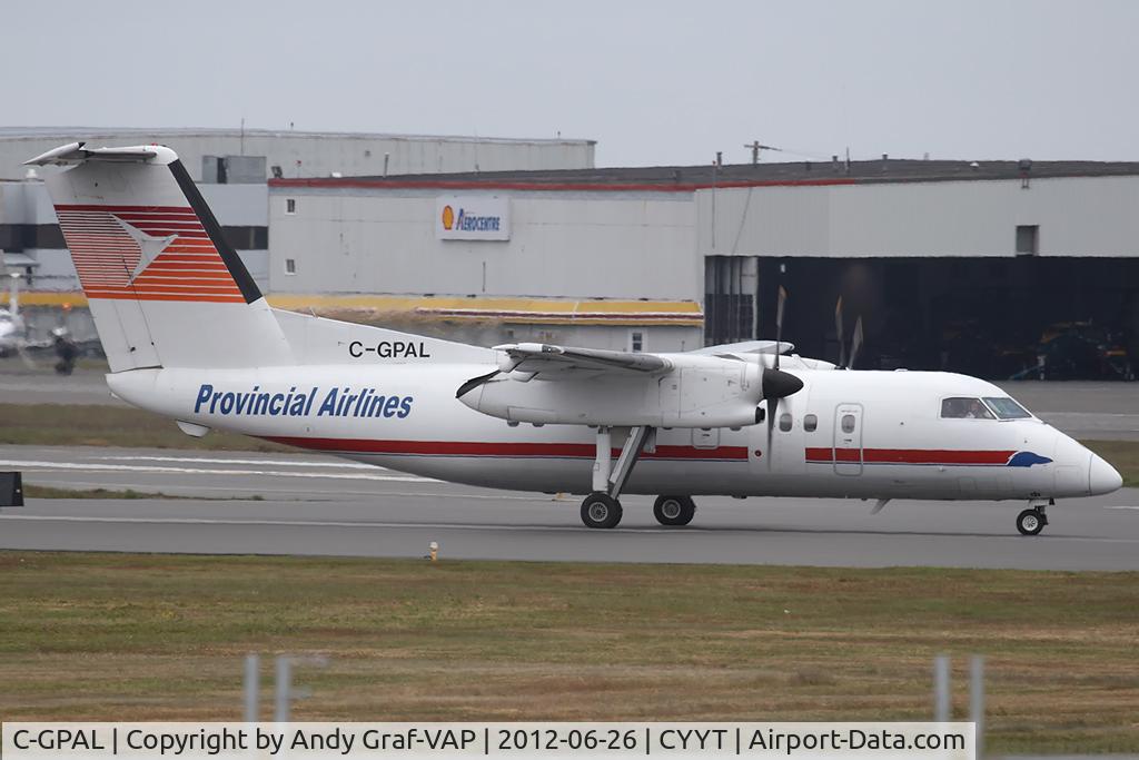 C-GPAL, 1989 De Havilland Canada DHC-8-102 Dash 8 C/N 157, Provincial Airlines DHC 8-100