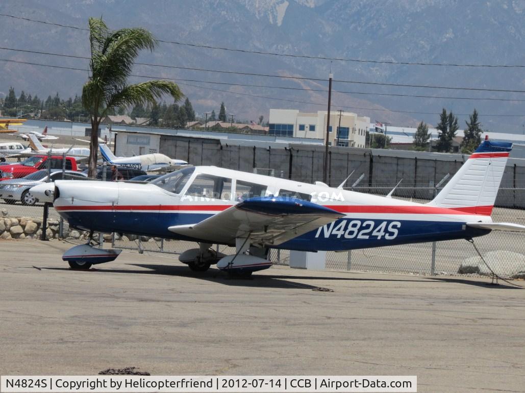 N4824S, 1970 Piper PA-32-260 Cherokee Six C/N 32-1255, Parked at Foothill Aircraft Sales & Service hanger area