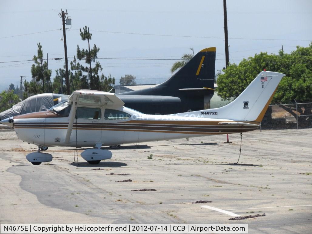 N4675E, 1982 Cessna 182R Skylane C/N 18268259, Parked by the retired Blue Angel #1