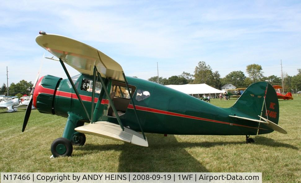 N17466, 1937 Waco YKS-7 C/N 4609, WHS GATHERING 2008