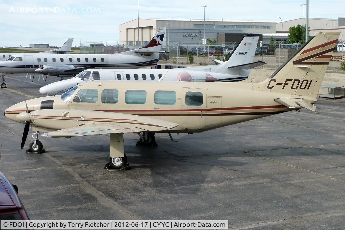 C-FDOI, 1981 Piper PA-31-350 Chieftain C/N 31-8152150, at Calgary