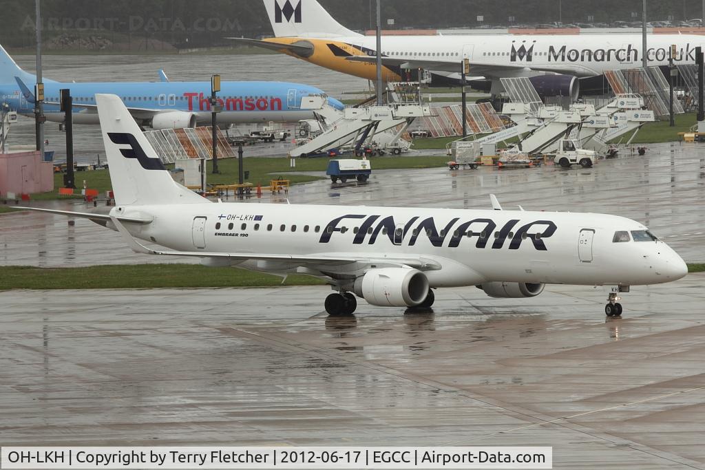 OH-LKH, 2007 Embraer 190LR (ERJ-190-100LR) C/N 19000086, at Manchester