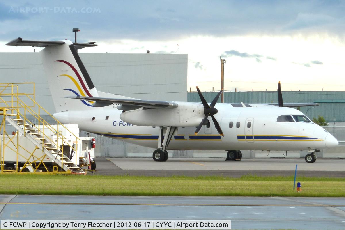 C-FCWP, 1988 De Havilland Canada DHC-8-102 Dash 8 C/N 111, at Calgary