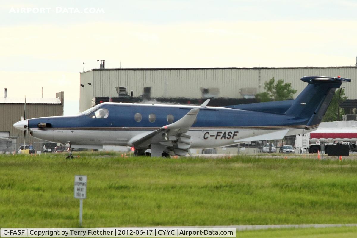 C-FASF, 2001 Pilatus PC-12/45 C/N 416, at Calgary