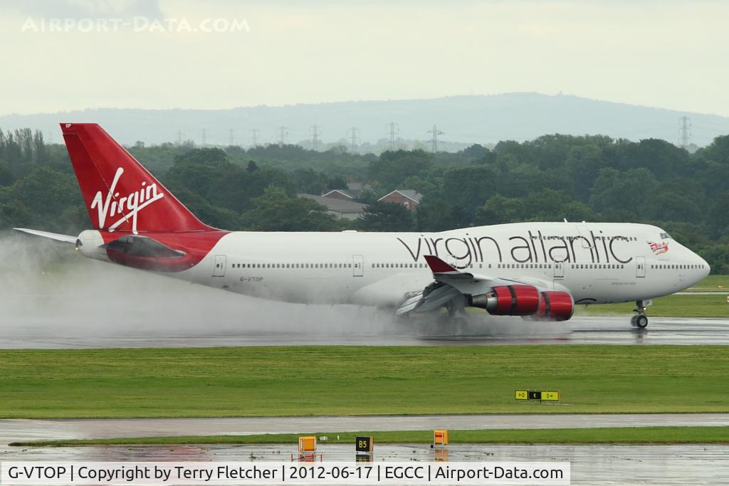 G-VTOP, 1997 Boeing 747-4Q8 C/N 28194, at Manchester UK