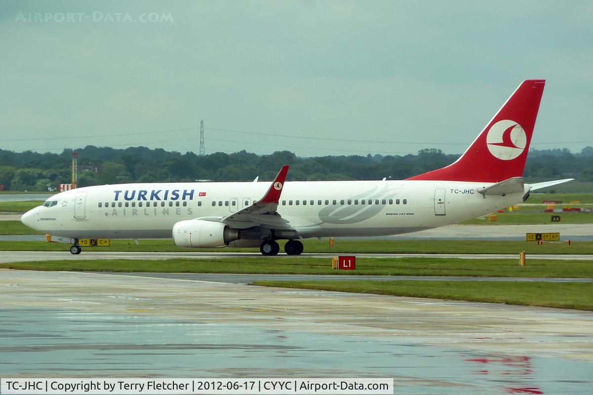 TC-JHC, 2008 Boeing 737-8F2 C/N 35742, at Manchester