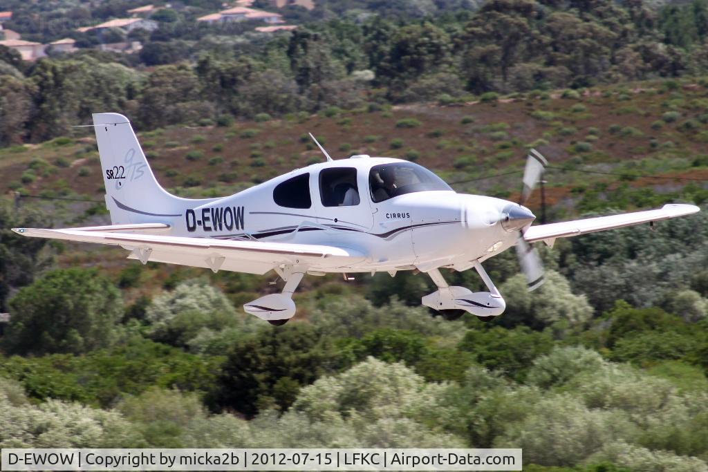 D-EWOW, Cirrus SR22 GTS C/N 1542, Landing in 18