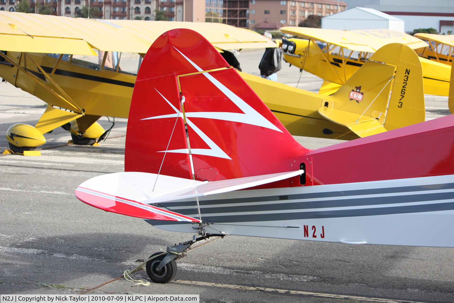 N2J, 1946 Piper PA-12 Super Cruiser C/N 12-778, Lompoc Piper Cub fly in 2010