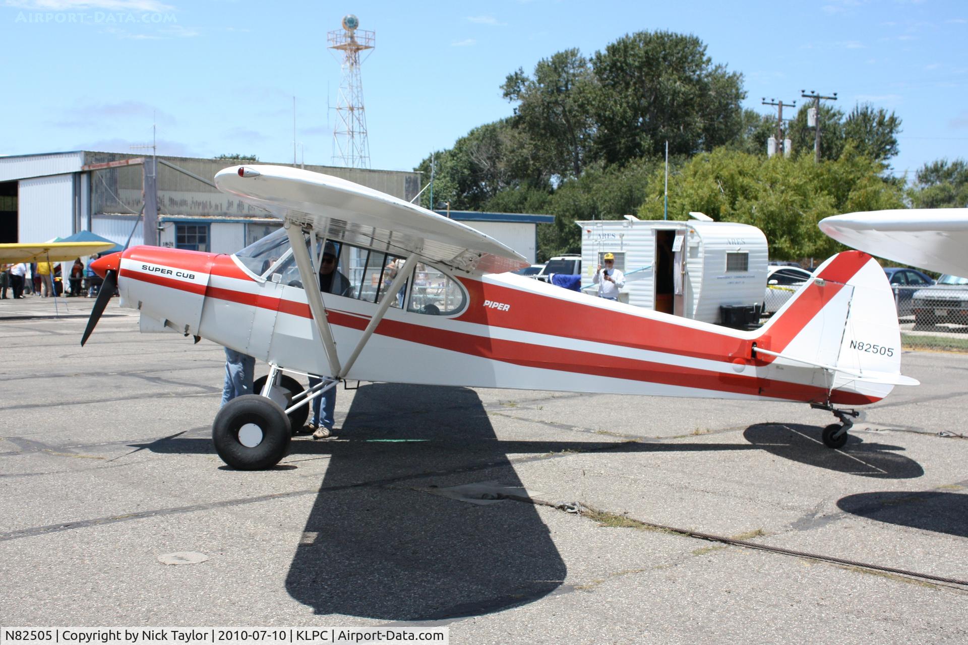 N82505, 1978 Piper PA-18-150 Super Cub C/N 18-7809182, Lompoc Piper Cub fly in 2010