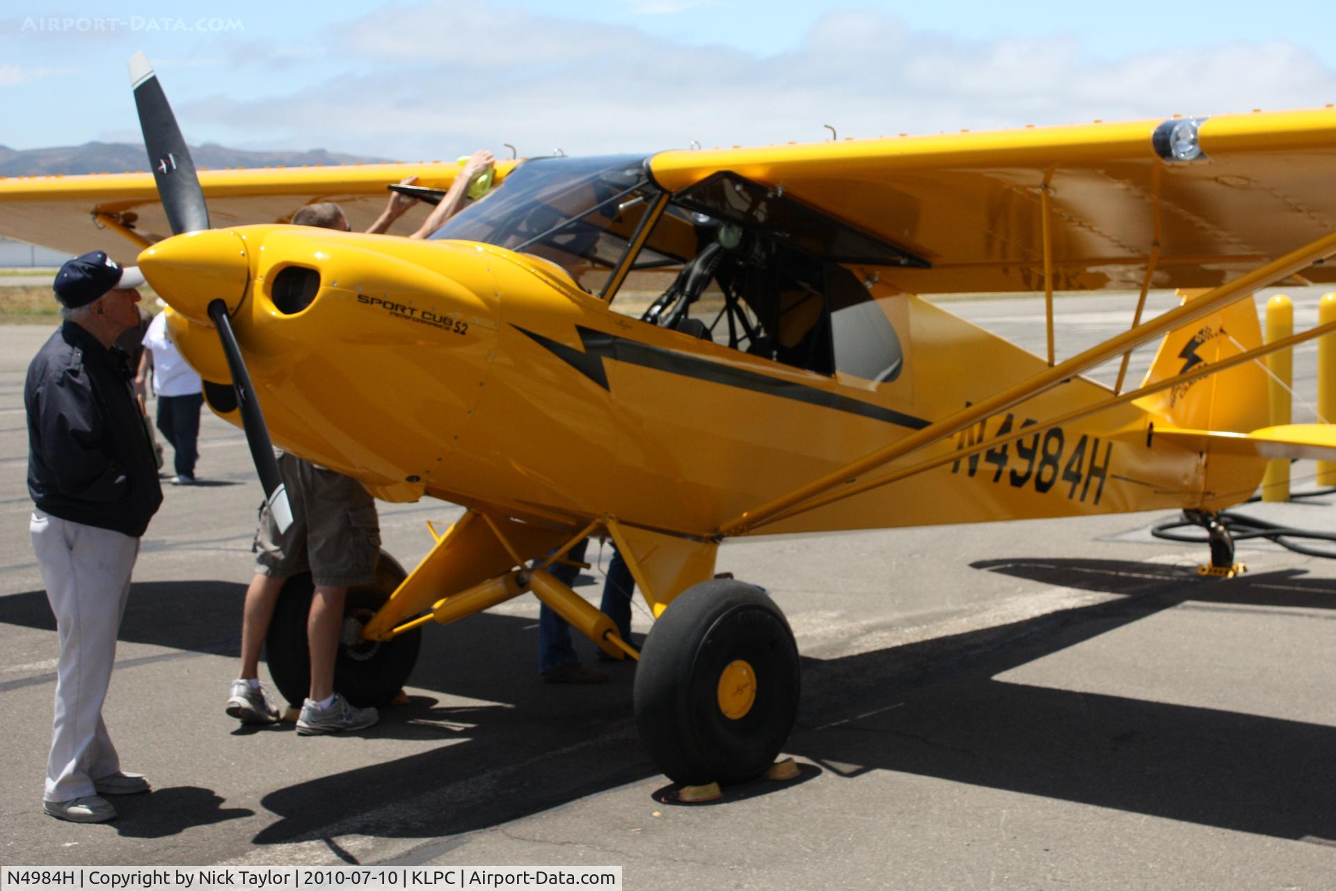 N4984H, 2008 Cub Crafters CC11-100 Sport Cub C/N CC11-00081, Lompoc Piper Cub fly in 2010
