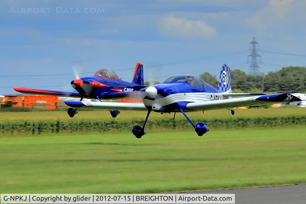G-NPKJ, 1998 Vans RV-6 C/N PFA 181-13138, Nice take off for the local photographers
