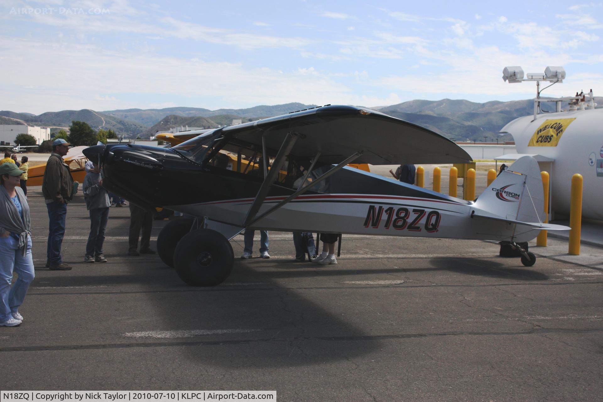 N18ZQ, Cub Crafters CC11-160 Carbon Cub SS C/N CC11-00110, Lompoc Piper Cub fly in 2010