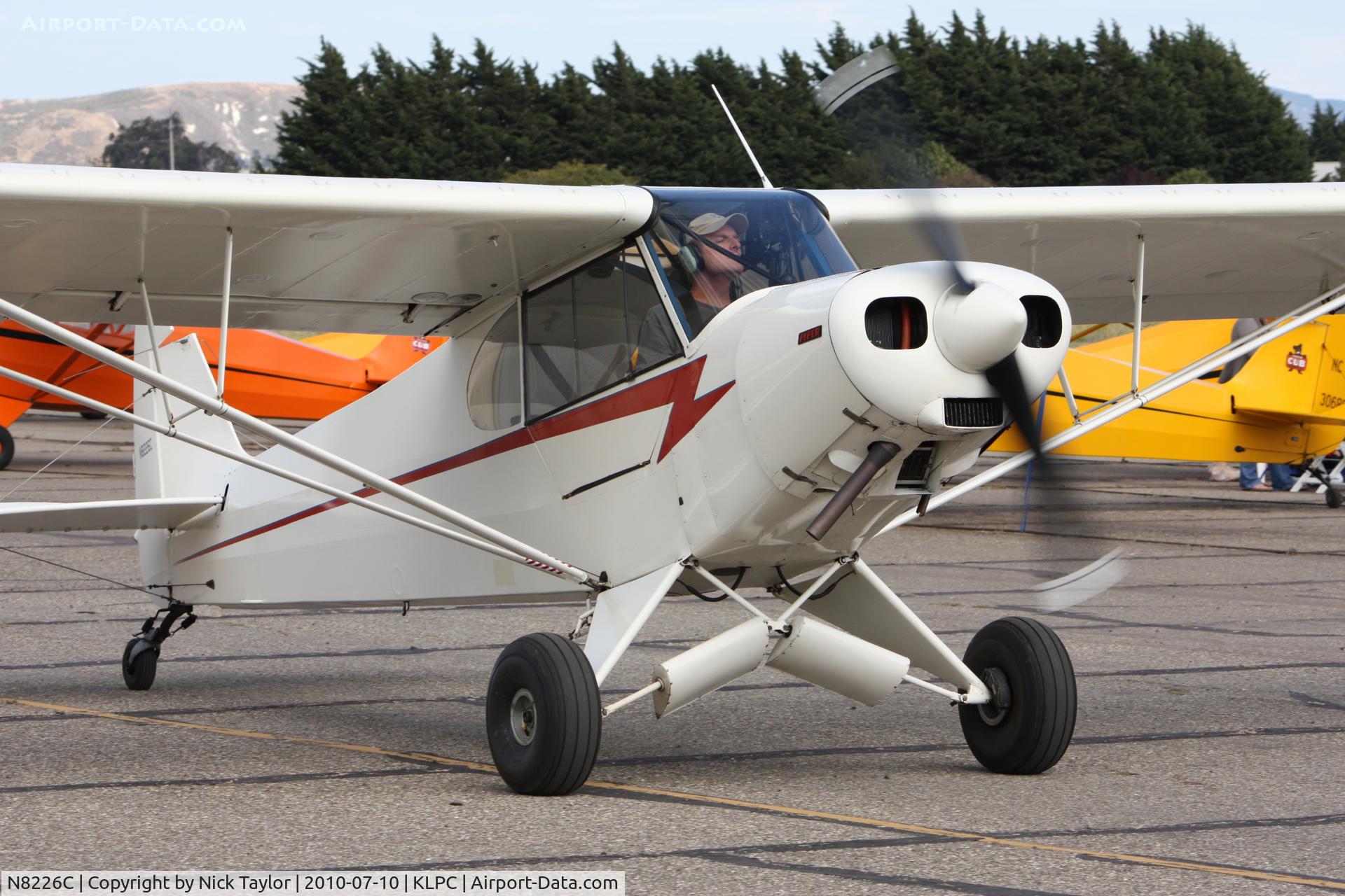 N8226C, 1954 Piper PA-18-135 Super Cub C/N 18-3669, Lompoc Piper Cub fly in 2010