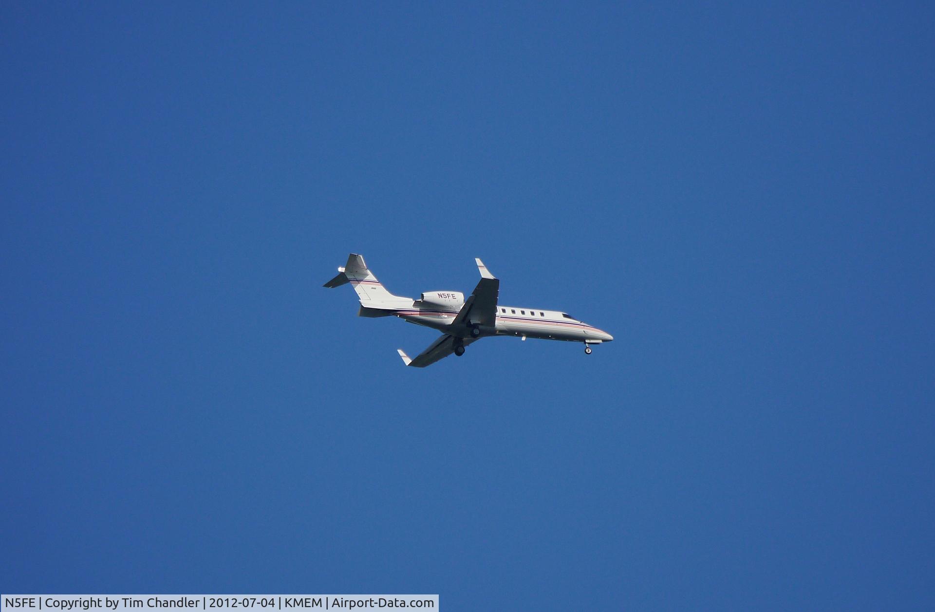 N5FE, 1999 Learjet Inc 45 C/N 20, Coming in from the north to land at KMEM