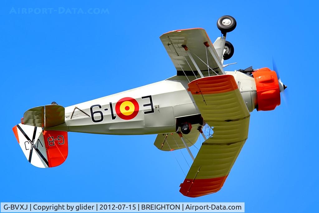 G-BVXJ, 1937 Bucker Bu-133C Jungmeister C/N E-19, Straight and level!!!