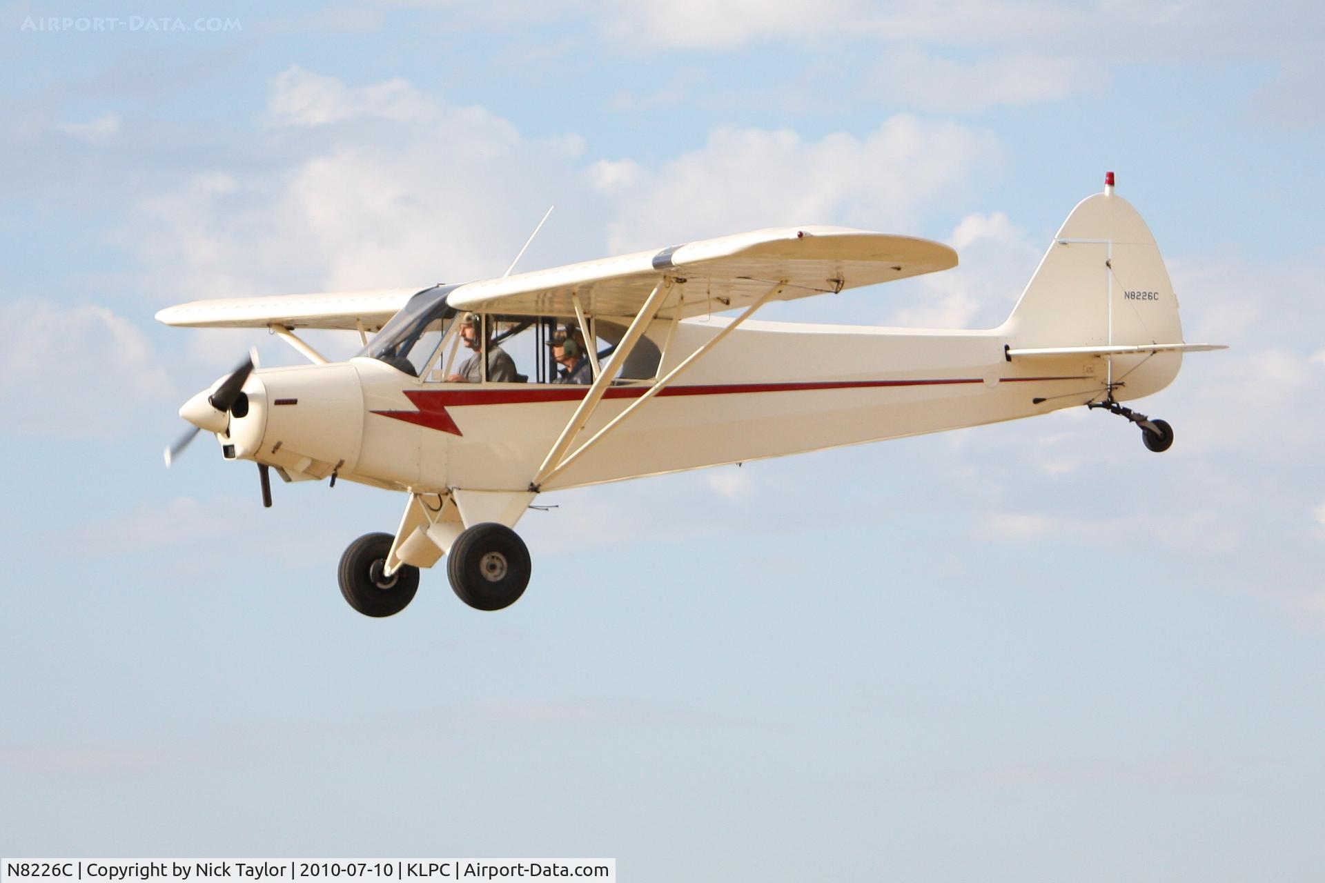 N8226C, 1954 Piper PA-18-135 Super Cub C/N 18-3669, Lompoc Piper Cub fly in 2010
