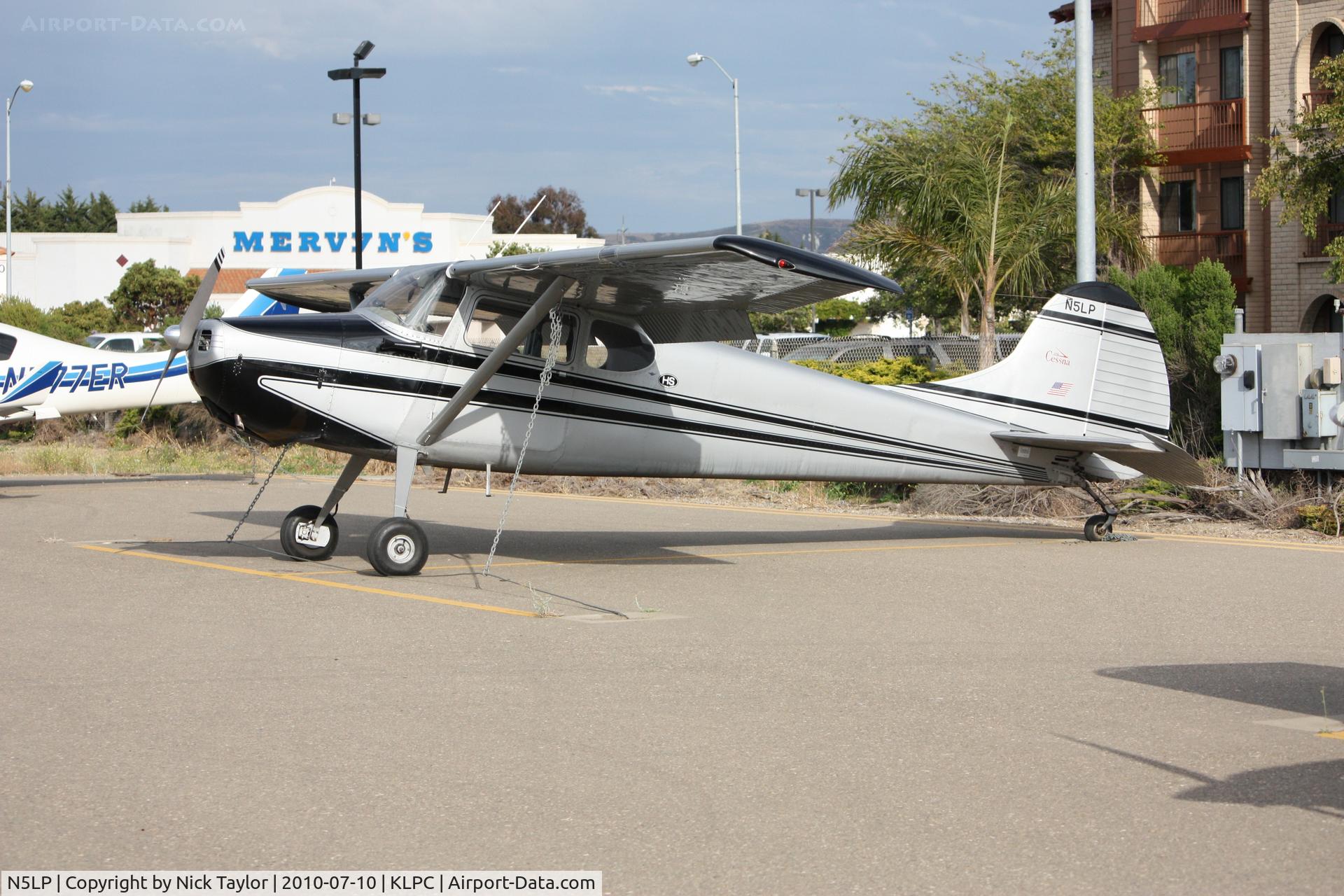 N5LP, 1950 Cessna 170A C/N 19695, Parked on the south side